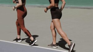 La vitesse moyenne de course à pied chez les femmes