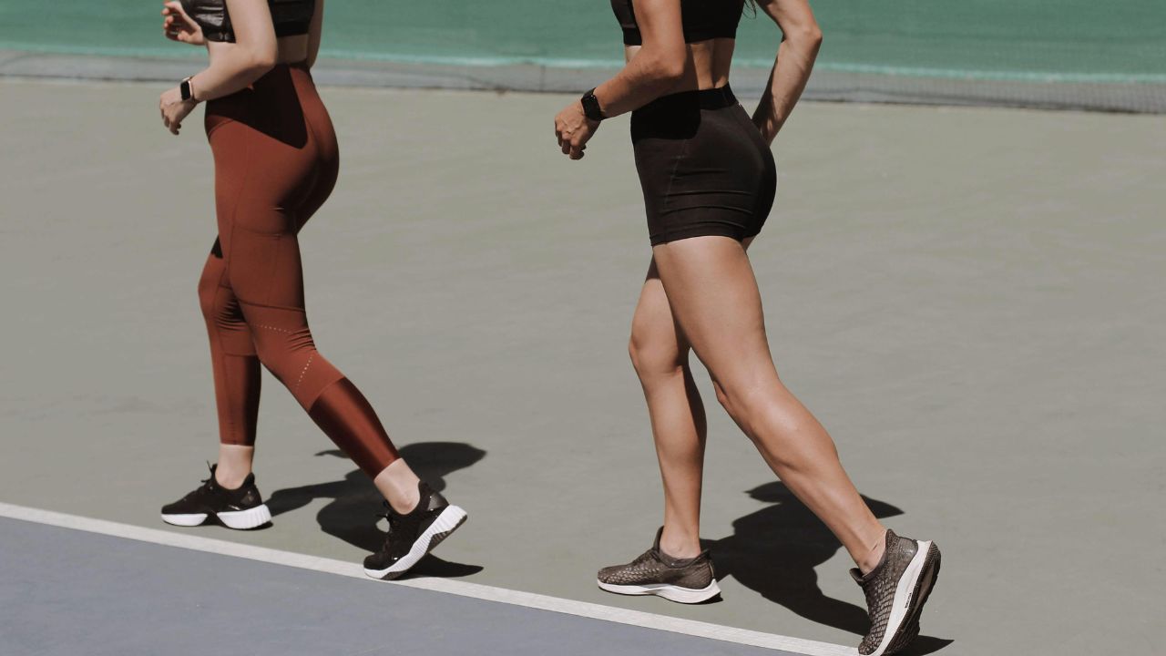 La vitesse moyenne de course à pied chez les femmes