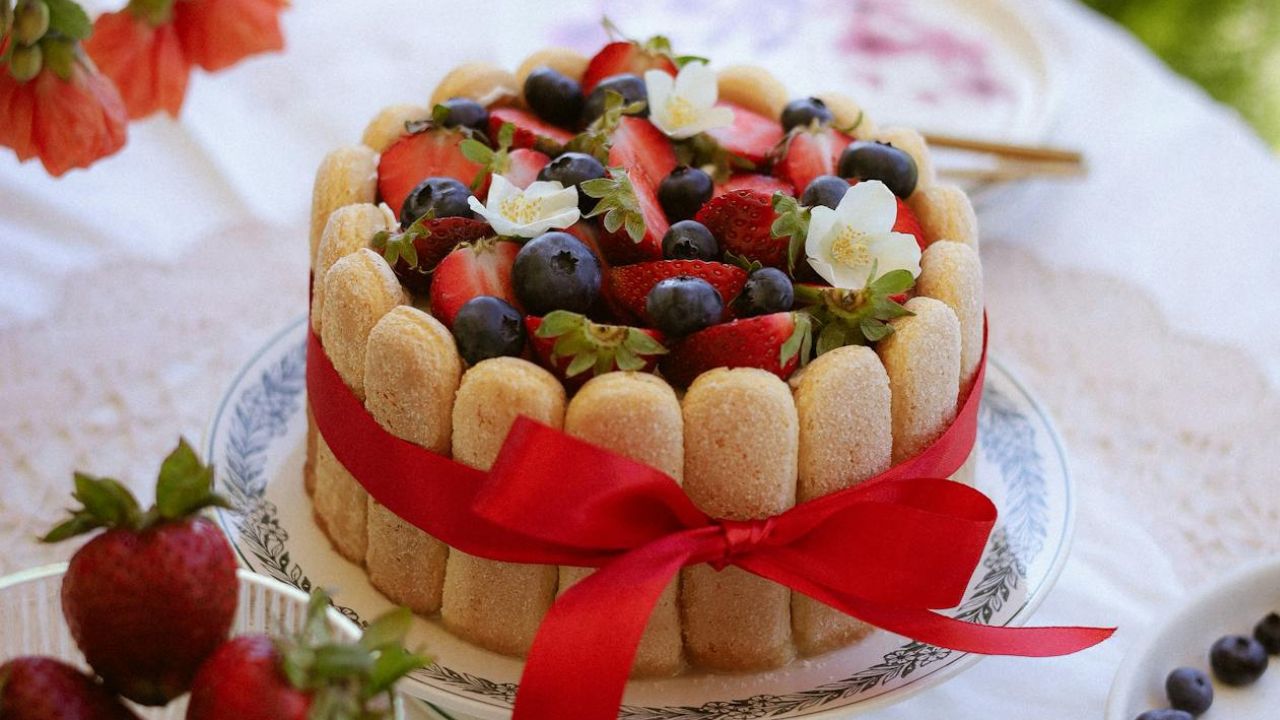 Charlotte aux fraises