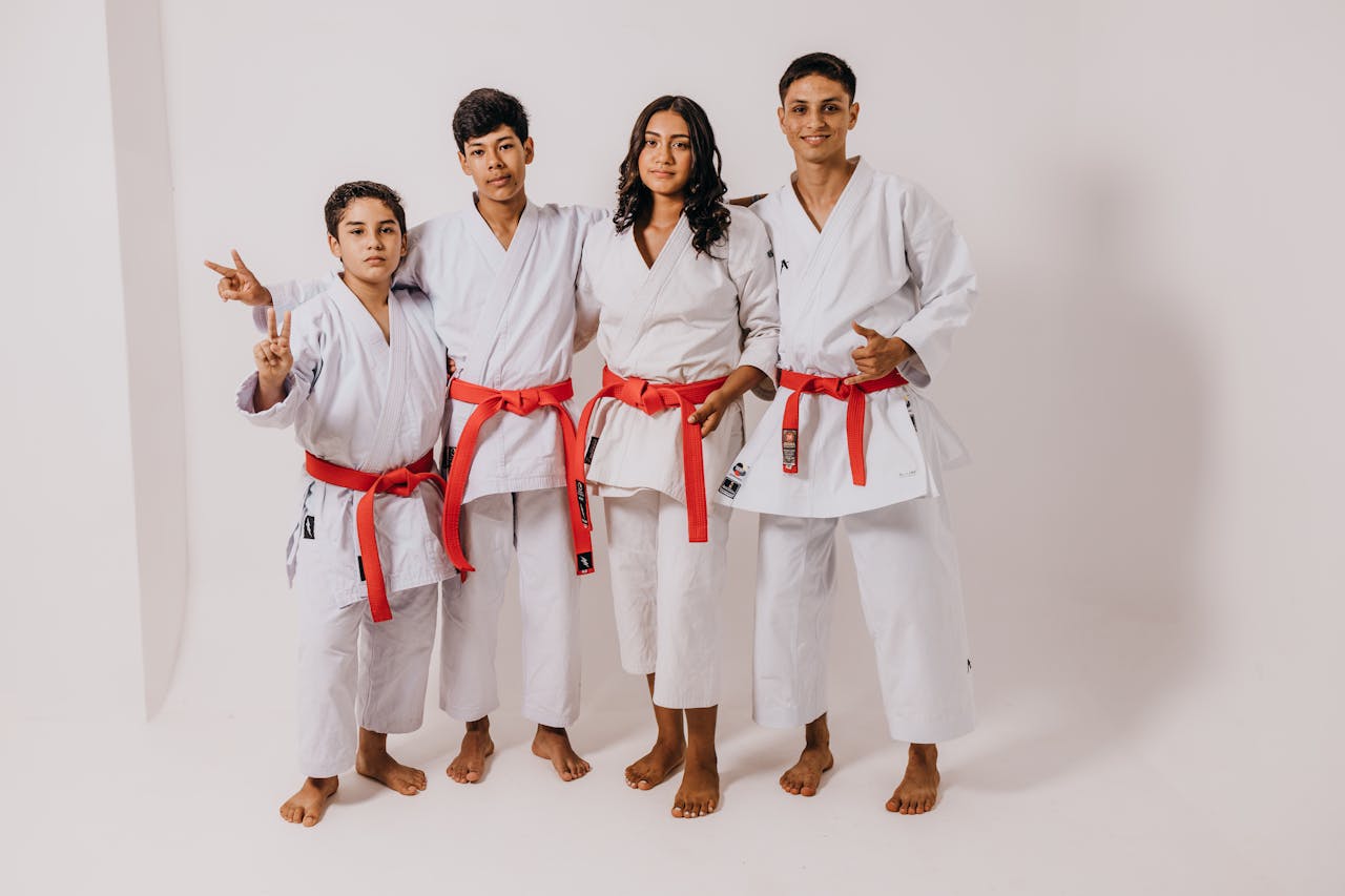 Ceintures rouges de judo