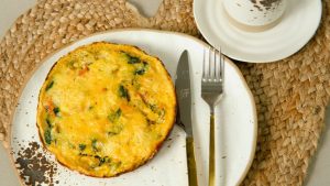 Omelette au micro-ondes